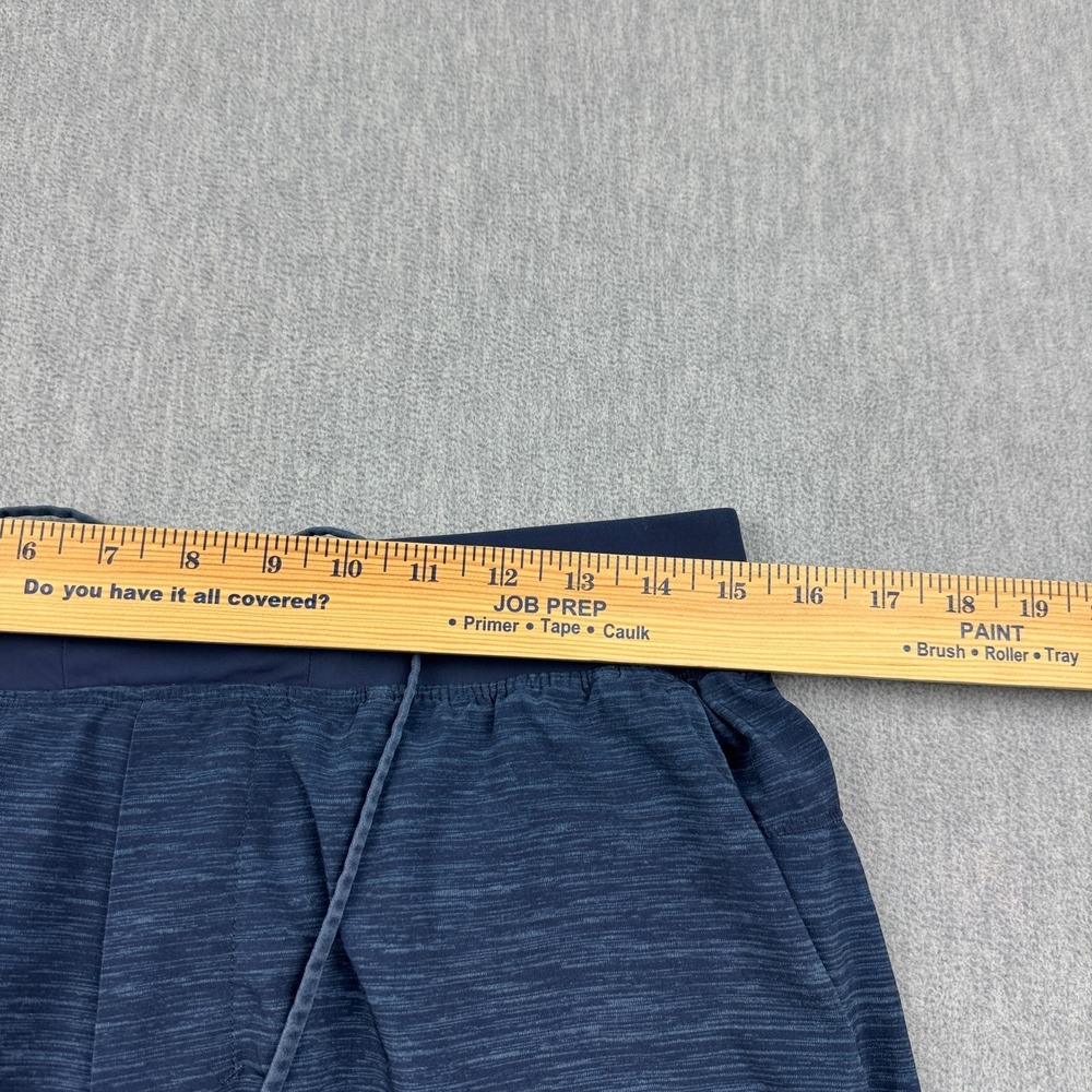 Lululemon Shorts Mens Large Blue T.H.E. Linerless Drawstring Training Running - Picture 8 of 16